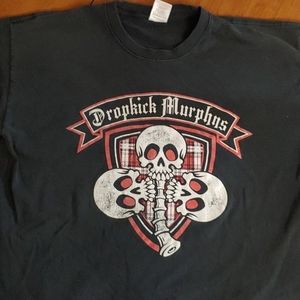 Vintage Celtic punk band Dropkick Murphys size large shirt
